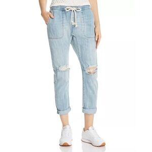 NWT ONE TEASPOON Shabbies Drawstring Boyfriend Denim Jogger Pants, Size Medium